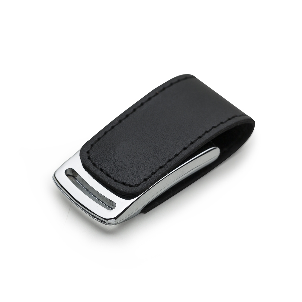 SPBrindes Corporativos - PEN DRIVE DE COURO 4GB