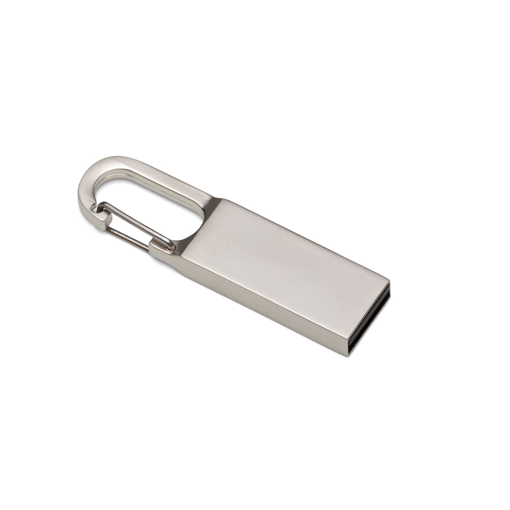 SPBrindes Corporativos - PEN DRIVE C/ MOSQUETÃO 4GB