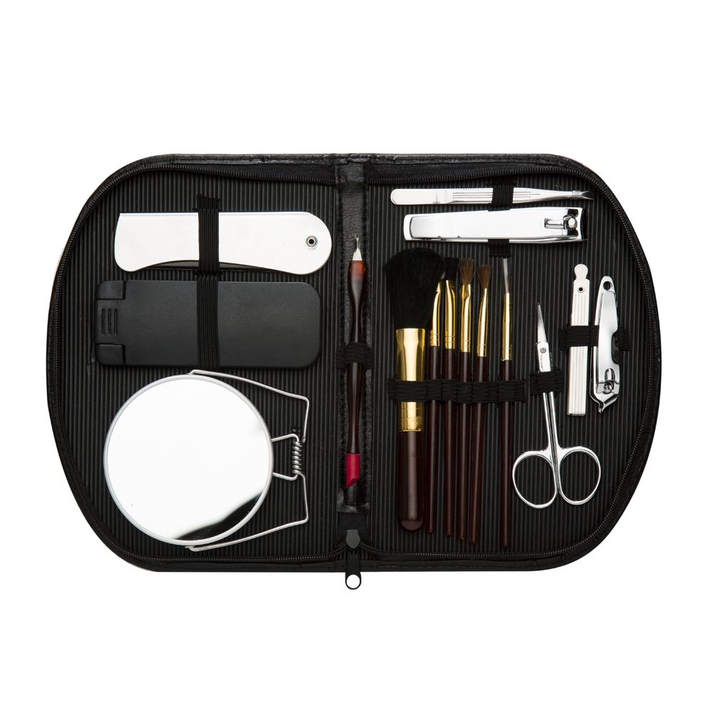 SPBrindes Corporativos - KIT MANICURE 15 PEÇAS C/ ESTOJO