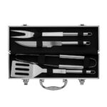 SPBrindes Corporativos - KIT CHURRASCO NA MALETA 4 PEÇAS