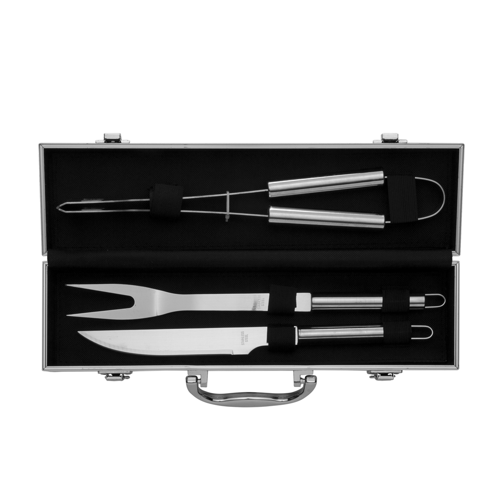SPBrindes Corporativos - KIT CHURRASCO 3 PEÇAS