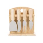 SPBrindes Corporativos - KIT QUEIJO C/ 5 PEÇAS