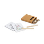 SPBrindes Corporativos - ANIM. Kit para pintar em caixa de papel kraft reciclado