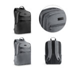 SPBrindes Corporativos - FORTALEZA. Mochila para notebook (17") em Nylon 2Tone impermeável (14 L)