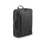 SPBrindes Corporativos - ALEXANDRIA PLATE. Mochila 2 em 1 em 600D para notebook (15'6" ) com placa para gravação (14 L)