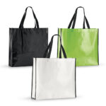 SPBrindes Corporativos - MEMPHIS. Sacola em non-woven laminado (120 g/m²) com laminação brilhante