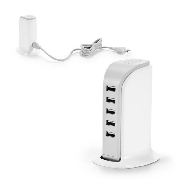 STEVEN. Estação de carregamento USB em ABS | SPBrindes Corporativ SPBrindes Corporativos - STEVEN. Estação de carregamento USB em ABS