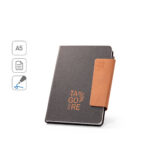SPBrindes Corporativos - TAGORE A5. Agenda A5 em pele (58% reciclada)