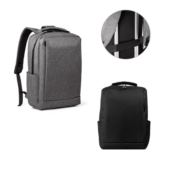 SPBrindes Corporativos - WLLINGTON. Mochila para notebook (15'6") com 2 divisórias almofadadas