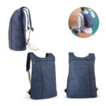 SPBrindes Corporativos - DENIM BPACK. Mochila casual em denim reciclado 8 L (300 g/m²)