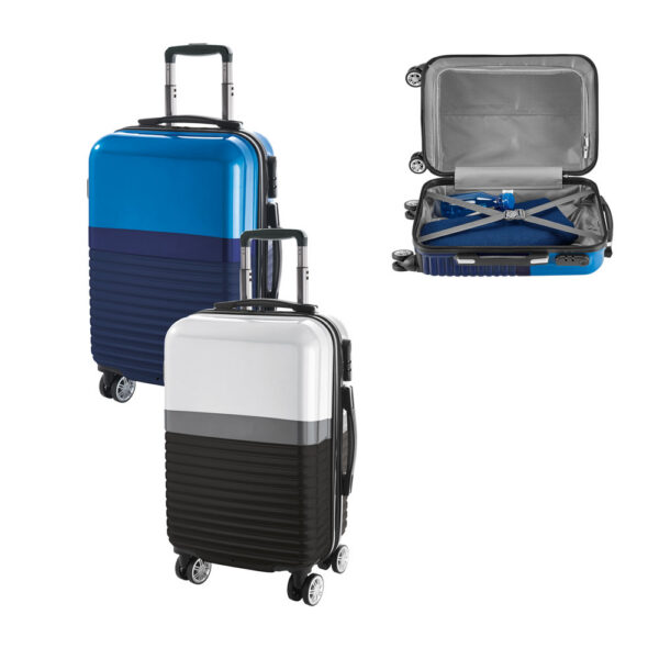 PERTH. Mala de viagem executivo em ABS e PC com interior forrado SPBrindes Corporativos - PERTH. Mala de viagem executivo em ABS e PC com interior forrado (33 L)
