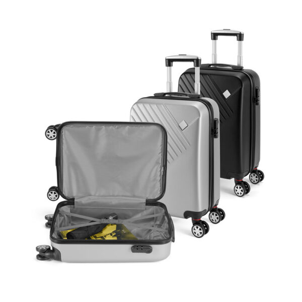 BUENOS AIRES. Mala de viagem executivo em ABS com interior forrad SPBrindes Corporativos - BUENOS AIRES. Mala de viagem executivo em ABS com interior forrado (37 L)