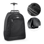 SPBrindes Corporativos - NOTE. Mochila trolley para notebook (15'6'') em 1680D e 300D com 2 rodas (24 L)