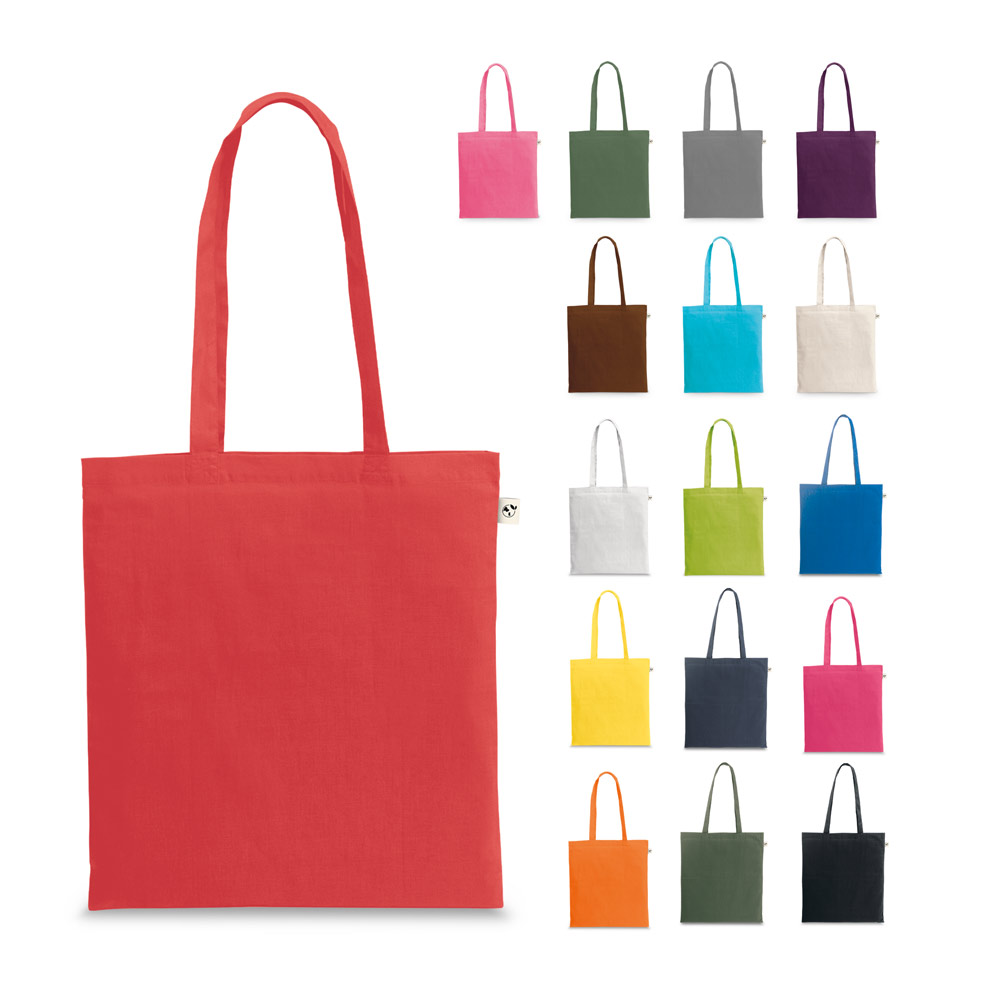 SPBrindes Corporativos - MEXICO. Sacola 70% algodão reciclado e 30% poliéster reciclado (150 g/m²) sem tingimento