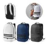 SPBrindes Corporativos - MANCHESTER. Mochila em poliéster reciclado 290T e sarja com compartimento para sapatos (25 L)