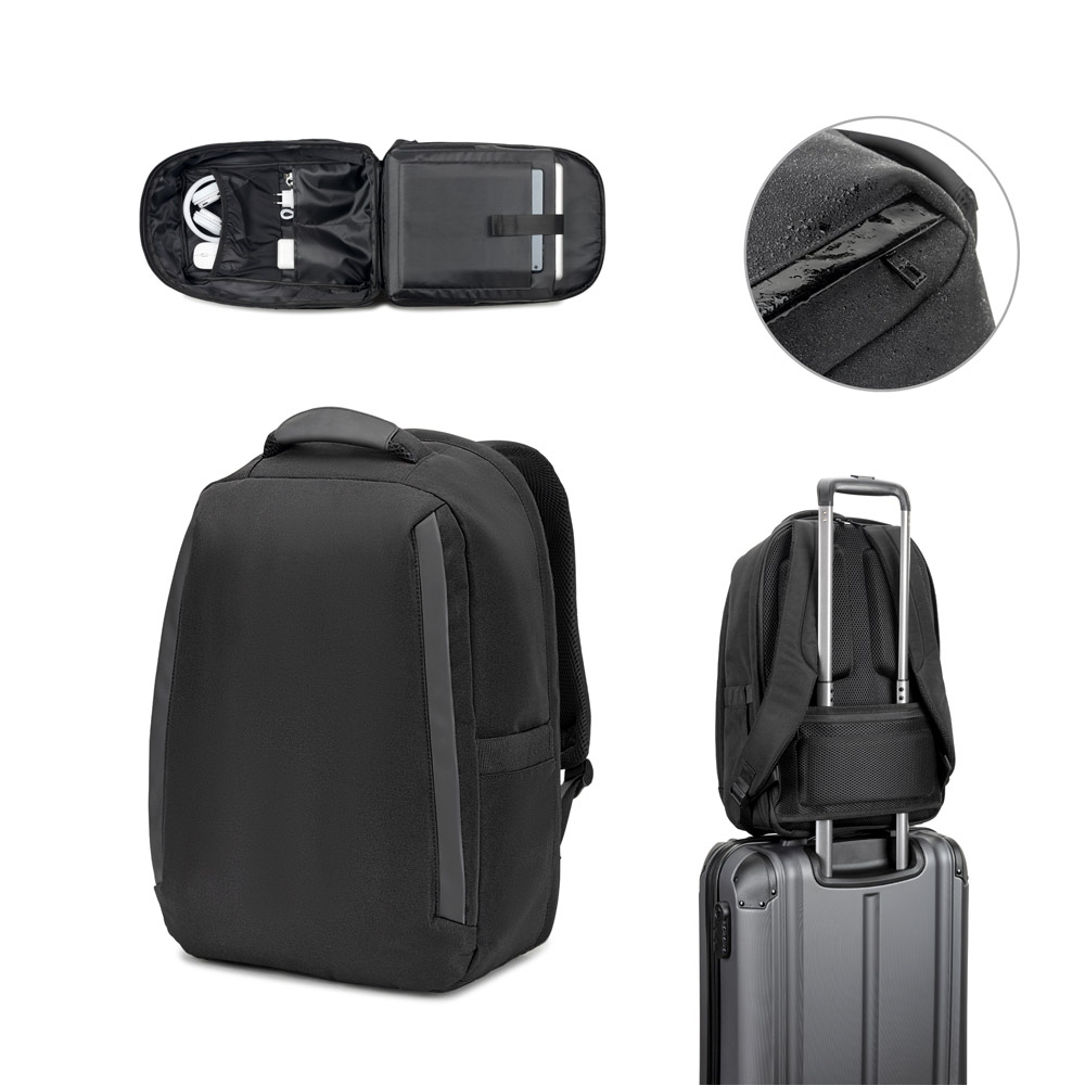 SPBrindes Corporativos - YANGON BPACK. Mochila antirroubo com bolso para notebook (17'3")