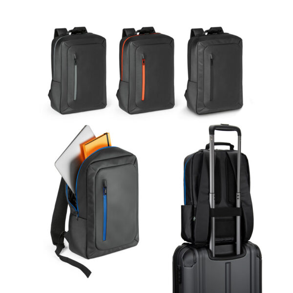 SPBrindes Corporativos - OSASCO. Mochila para notebook (15'6'') em 600D com revestimento à água (10 L)
