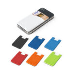 SPBrindes Corporativos - SHELLEY. Porta cartões para celular em silicone