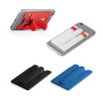 SPBrindes Corporativos - CARVER. Porta cartões para celular em silicone