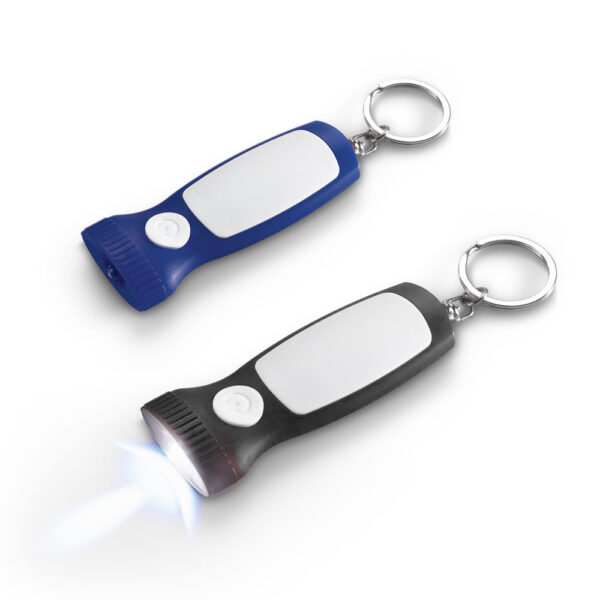 SPBrindes Corporativos - CLEAT. Chaveiro com luz LED