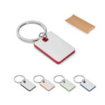 SPBrindes Corporativos - BECKET. Chaveiro em metal e ABS