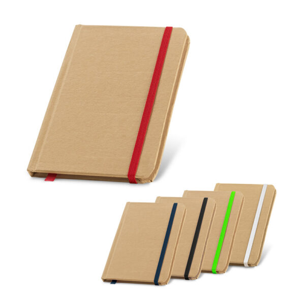 SPBrindes Corporativos - FLAUBERT. Caderno de bolso de capa dura em cartão 100% reciclado