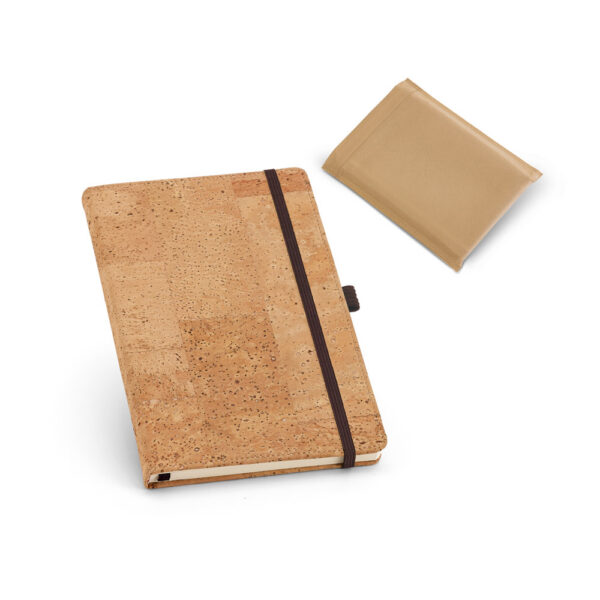 SPBrindes Corporativos - PORTEL A6. Caderno A6 de capa dura em cortiça