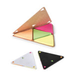 SPBrindes Corporativos - FAULKNER. 4 blocos adesivados triangulares