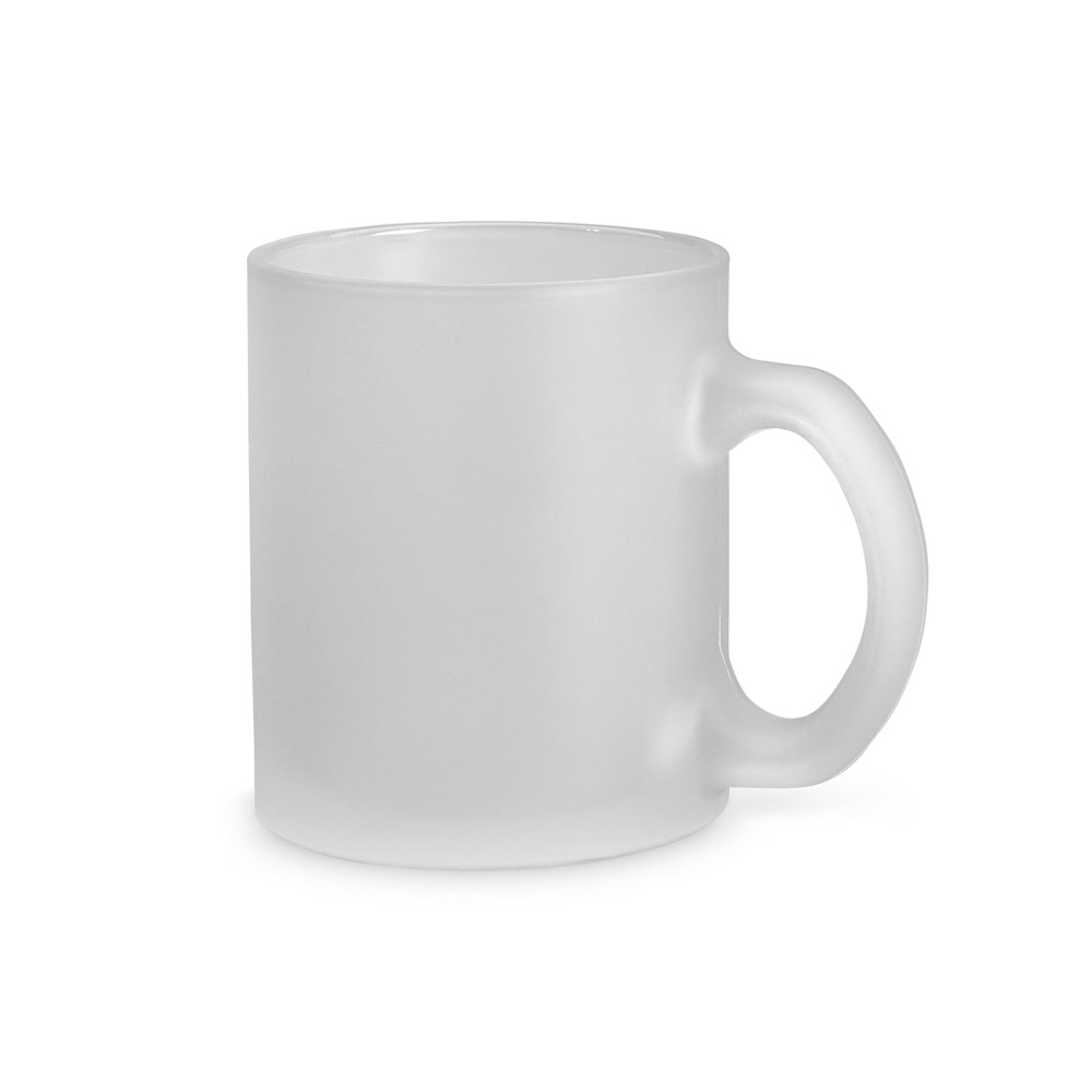SPBrindes Corporativos - KENNY II. Caneca em vidro com efeito fosco (340 mL)