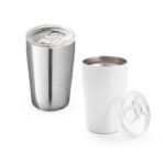 SPBrindes Corporativos - SLIDER. Copo de viagem térmico para sublimação em aço inox