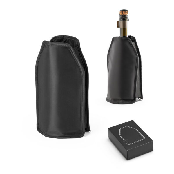 BLEND. Manga refrigeradora ideal para garrafas de vinho em nylon SPBrindes Corporativos - BLEND. Manga refrigeradora ideal para garrafas de vinho em nylon com elástico nas laterais