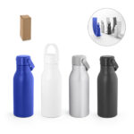 SPBrindes Corporativos - KHOLI. Squeeze em alumínio 100% reciclado com parede simples e acabamento mate (700 mL)