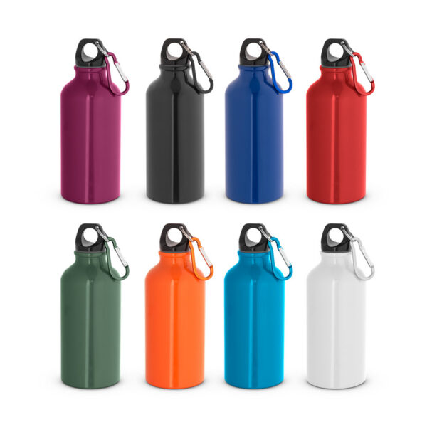 SPBrindes Corporativos - LANDSCAPE SHINNY. Garrafa esportiva em alumínio com acabamento brilhante (400 mL)