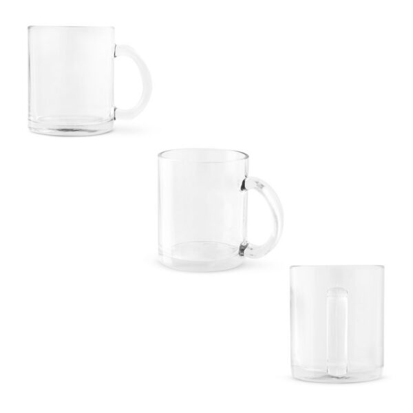 SPBrindes Corporativos - CARMO. Caneca em vidro para sublimação (350 mL)
