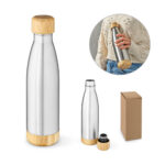 SPBrindes Corporativos - BROMELL 550. Garrafa térmica em aço inox 90% reciclado de parede dupla isolada a vácuo (550 mL)