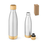 SPBrindes Corporativos - BROMELL 800. Garrafa térmica em aço inox 90% reciclado de parede dupla isolada a vácuo (800 mL)