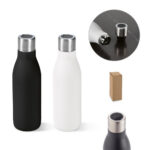 SPBrindes Corporativos - CHILWELL. Garrafa térmica em aço inox 90% reciclado de parede dupla com sistema de auto-sanitização