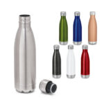 SPBrindes Corporativos - SHOW. Garrafa térmica em aço inox de parede dupla isolada a vácuo (510 mL)