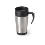 SPBrindes Corporativos - NOAH. Caneca de viagem térmica de aço inox e PP