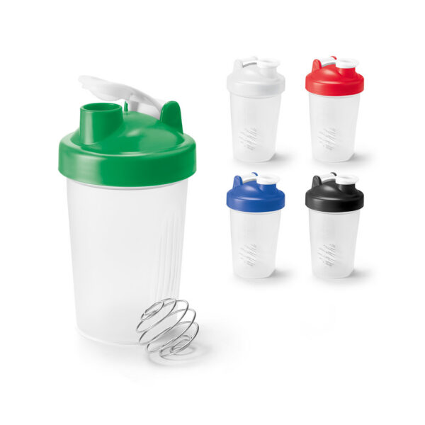 NURMI. Shaker em HDPE com tampa flip top em PP (550 mL) | SPBrind SPBrindes Corporativos - NURMI. Shaker em HDPE com tampa flip top em PP (550 mL)