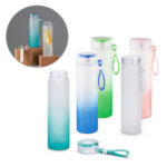SPBrindes Corporativos - WILLIAMS. Squeeze em vidro borossilicato com alça (470 mL)