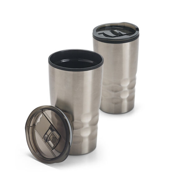 HASSI. Copo de viagem em aço inox e PP SPBrindes Corporativos - HASSI. Copo de viagem em aço inox e PP