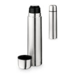 SPBrindes Corporativos - LITER. Garrafa térmica em aço inox de parede dupla isolada a vácuo (1 L)