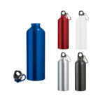 SPBrindes Corporativos - SIDEROT. Squeeze em alumínio com mosquetão (800 mL)