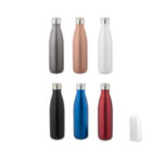 SPBrindes Corporativos - SHOW SATIN. Garrafa térmica em aço inox de parede dupla isolada a vácuo (500 mL)