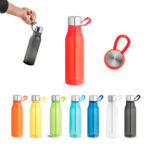 SPBrindes Corporativos - SENNA. Squeeze em PET 100% reciclado com alça de silicone (590 mL)