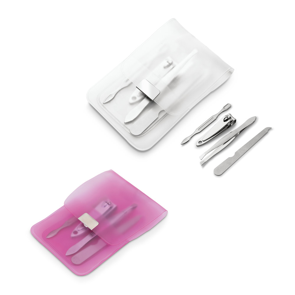 SPBrindes Corporativos - LOPEZ. Kit de manicure de 4 peças