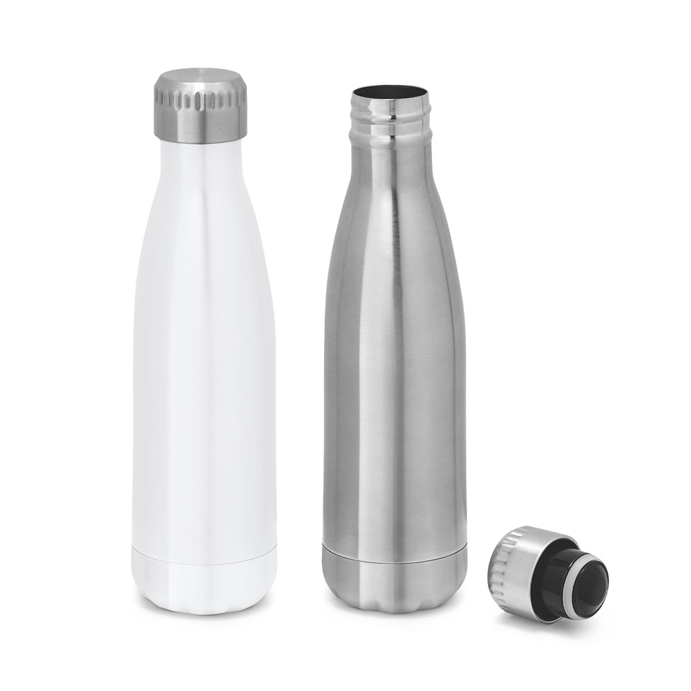 SPBrindes Corporativos - AMORTI. Garrafa térmica para sublimação em aço inox