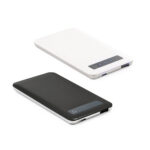 SPBrindes Corporativos - SAGAN. Bateria portátil com ecrã touch e indicador de carga 4'000 mAh
