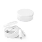 SPBrindes Corporativos - EMMY. Cabo USB 3 em 1 em ABS e PVC